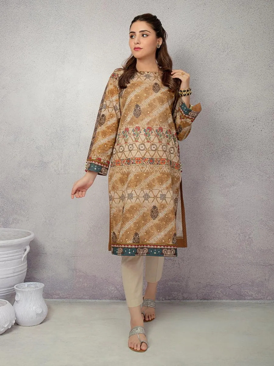 ACE Galleria Digital Printed Unstitched 1 Piece Khaddar Shirt ACE 12180