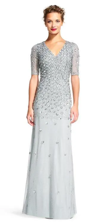 Adrianna Papell AP1E200158 Mother of the Bride Dress Long Formal