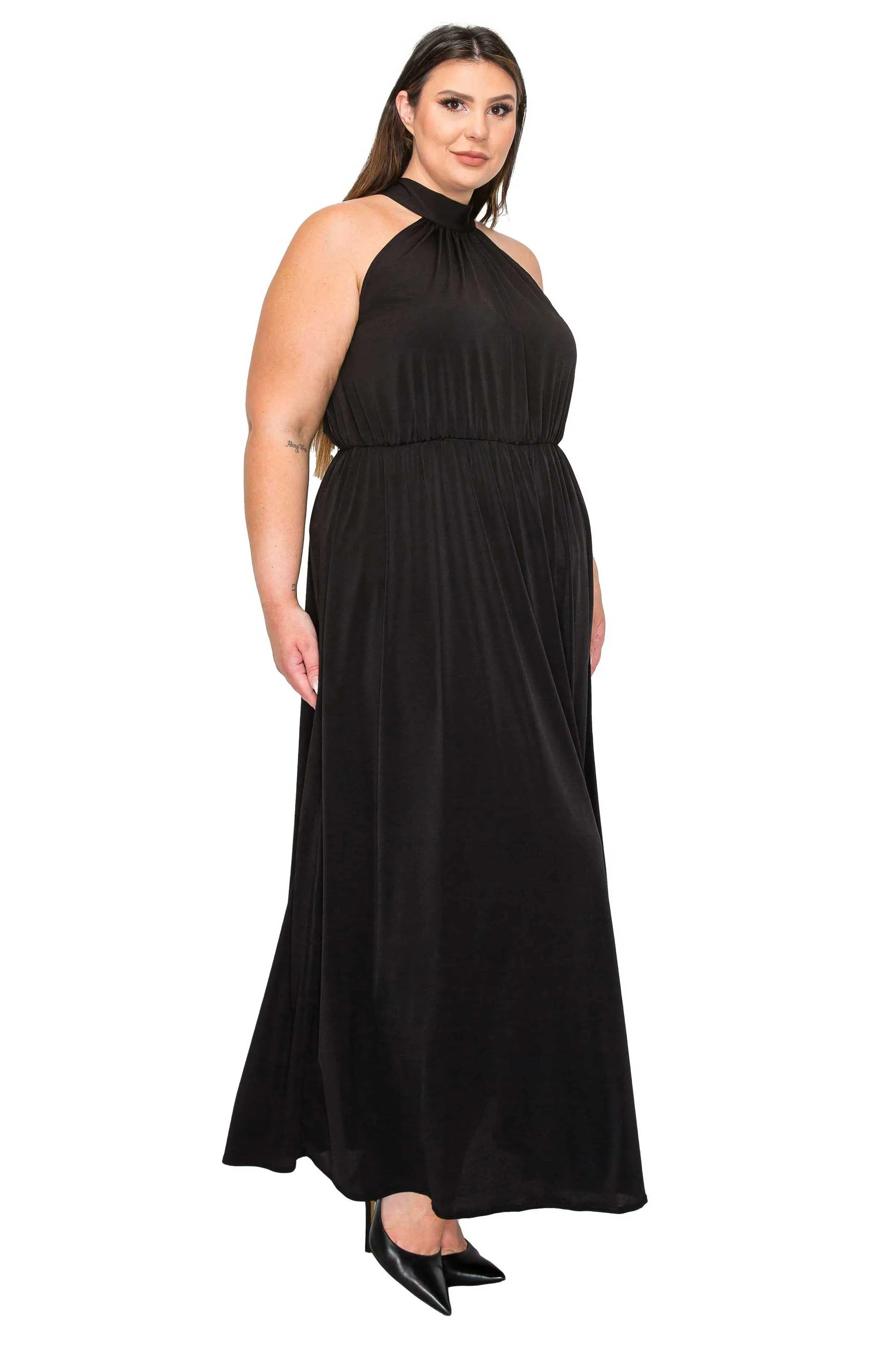 Alexis Halter Neck Maxi Dress