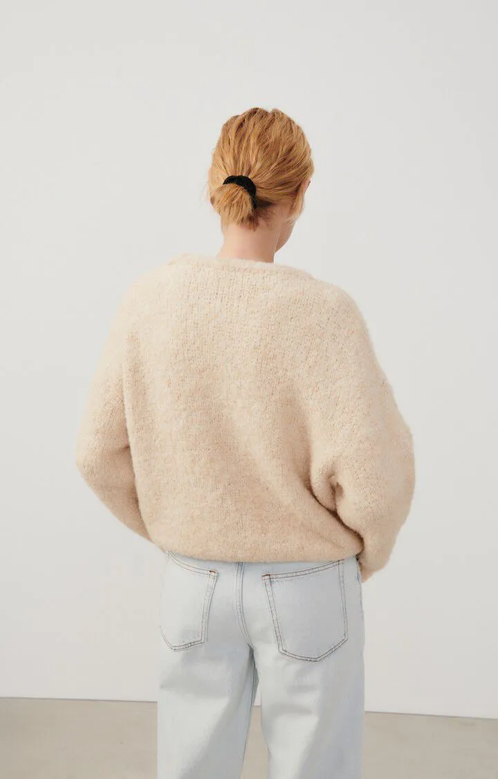 American Vintage Zolly Jumper in Light Beige Melange