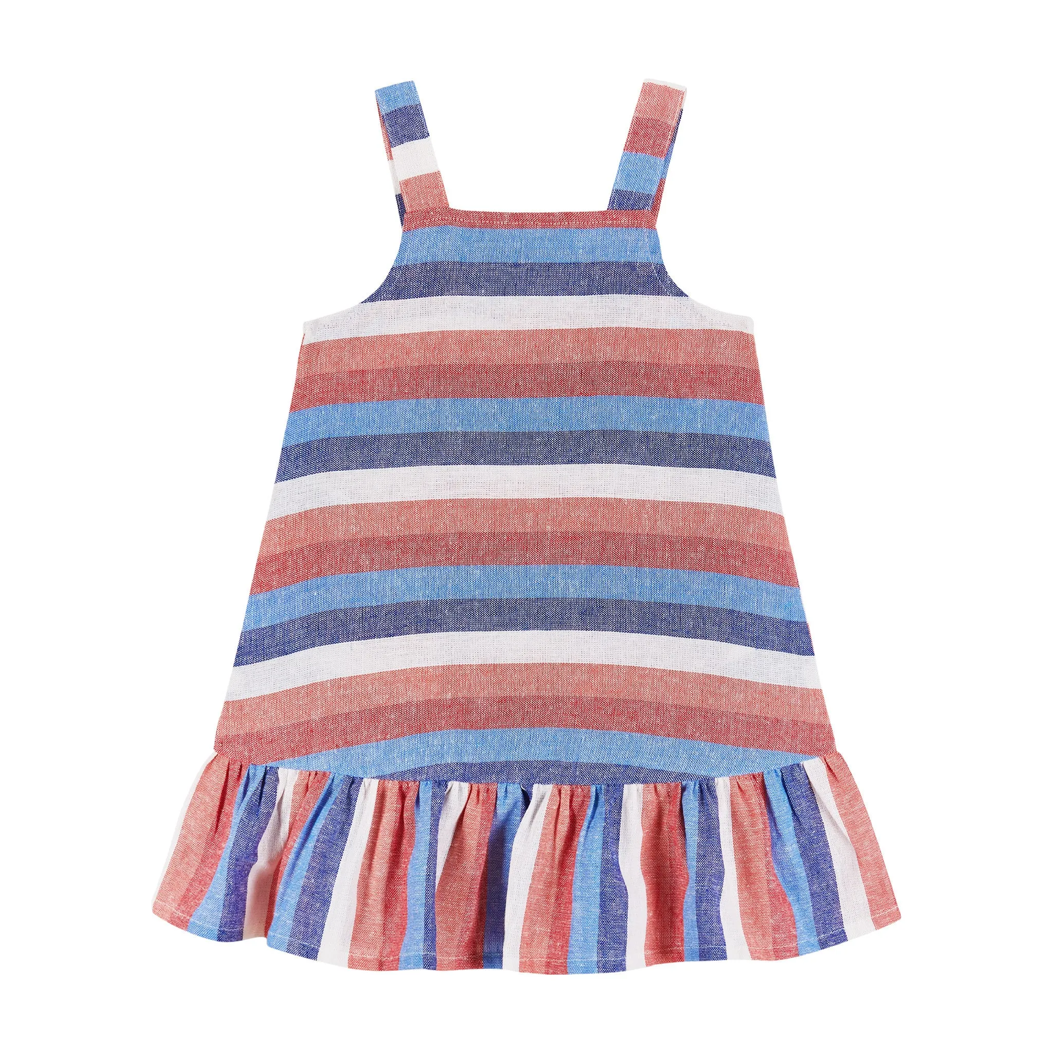 Americana Striped Chambray Dress