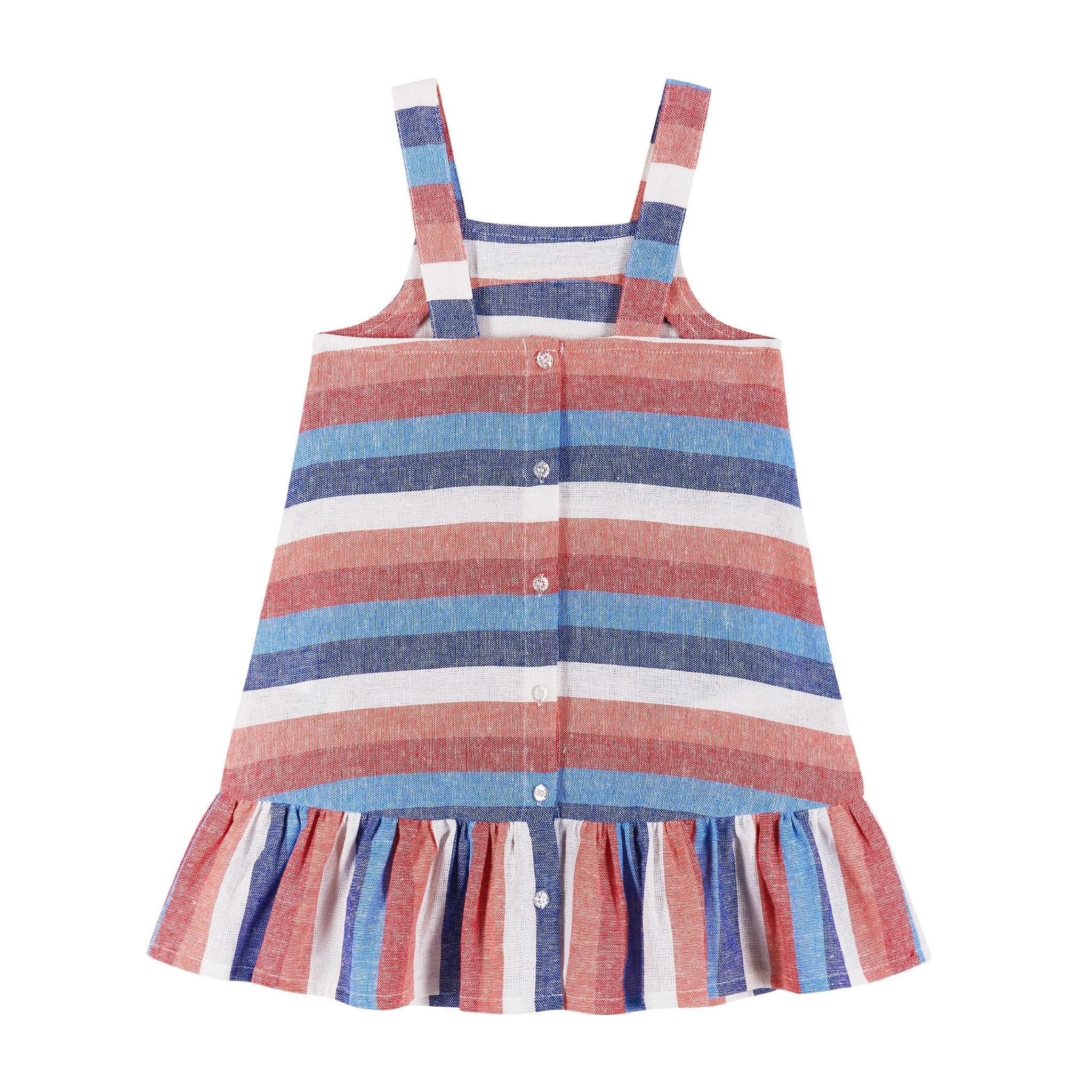 Americana Striped Chambray Dress