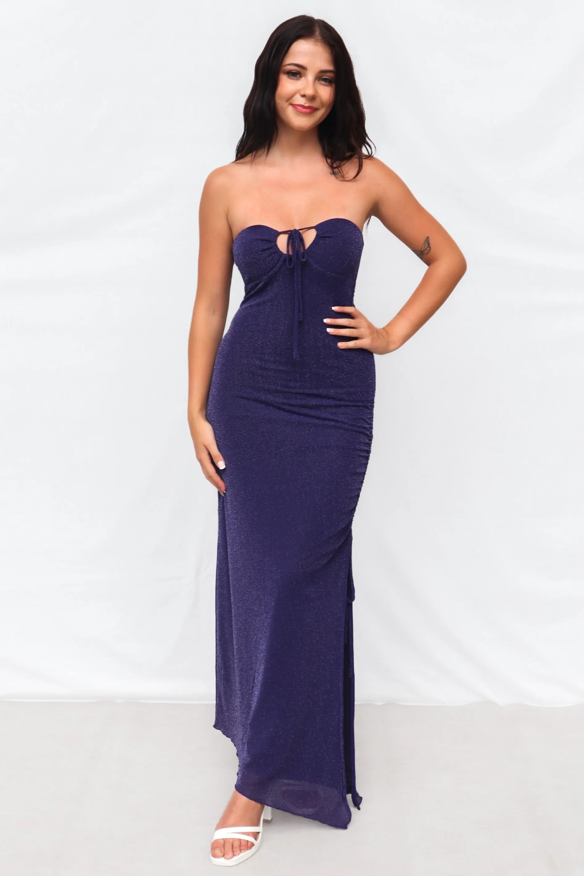 Anisha Maxi Dress - Purple