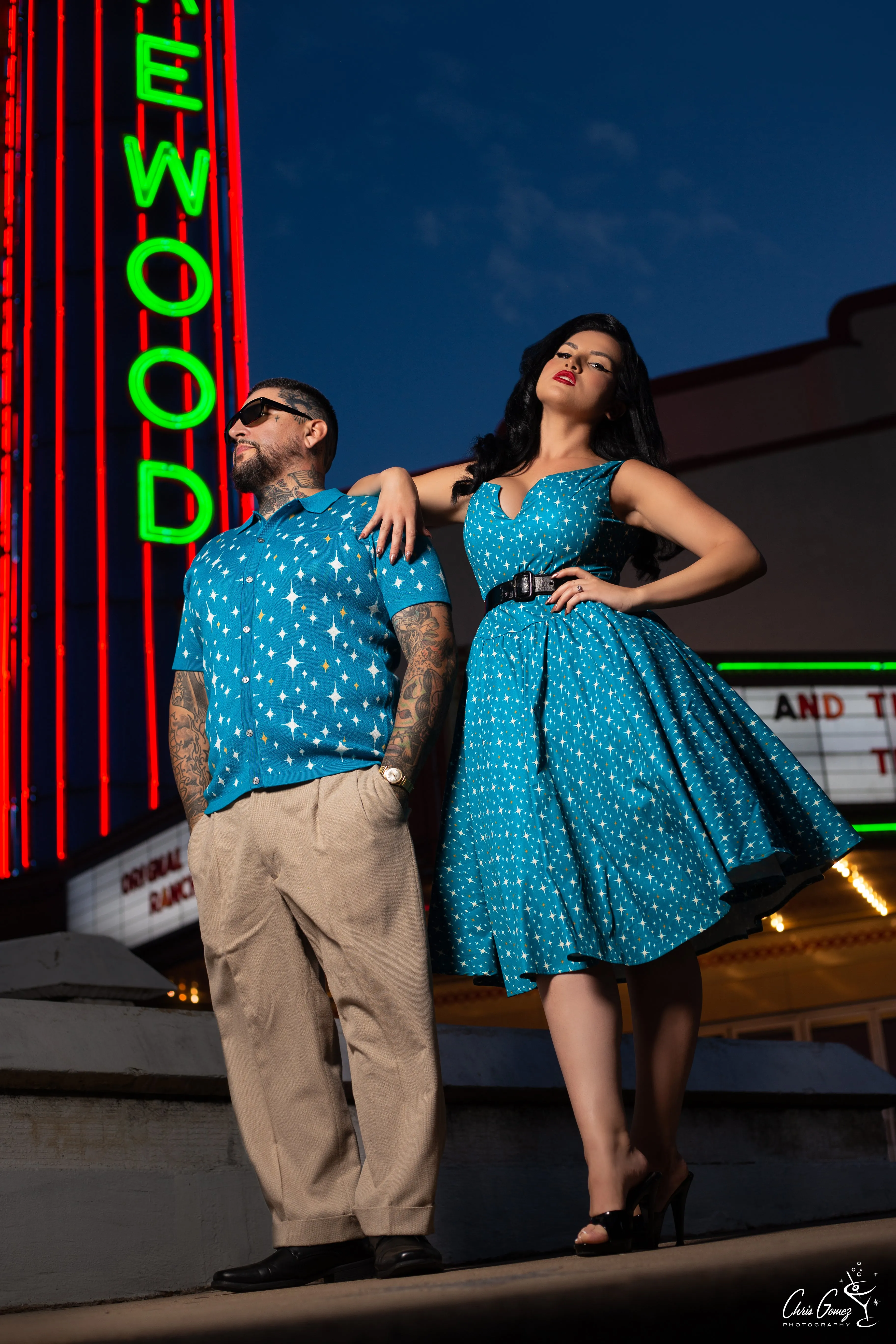 Atomic nights swing dress