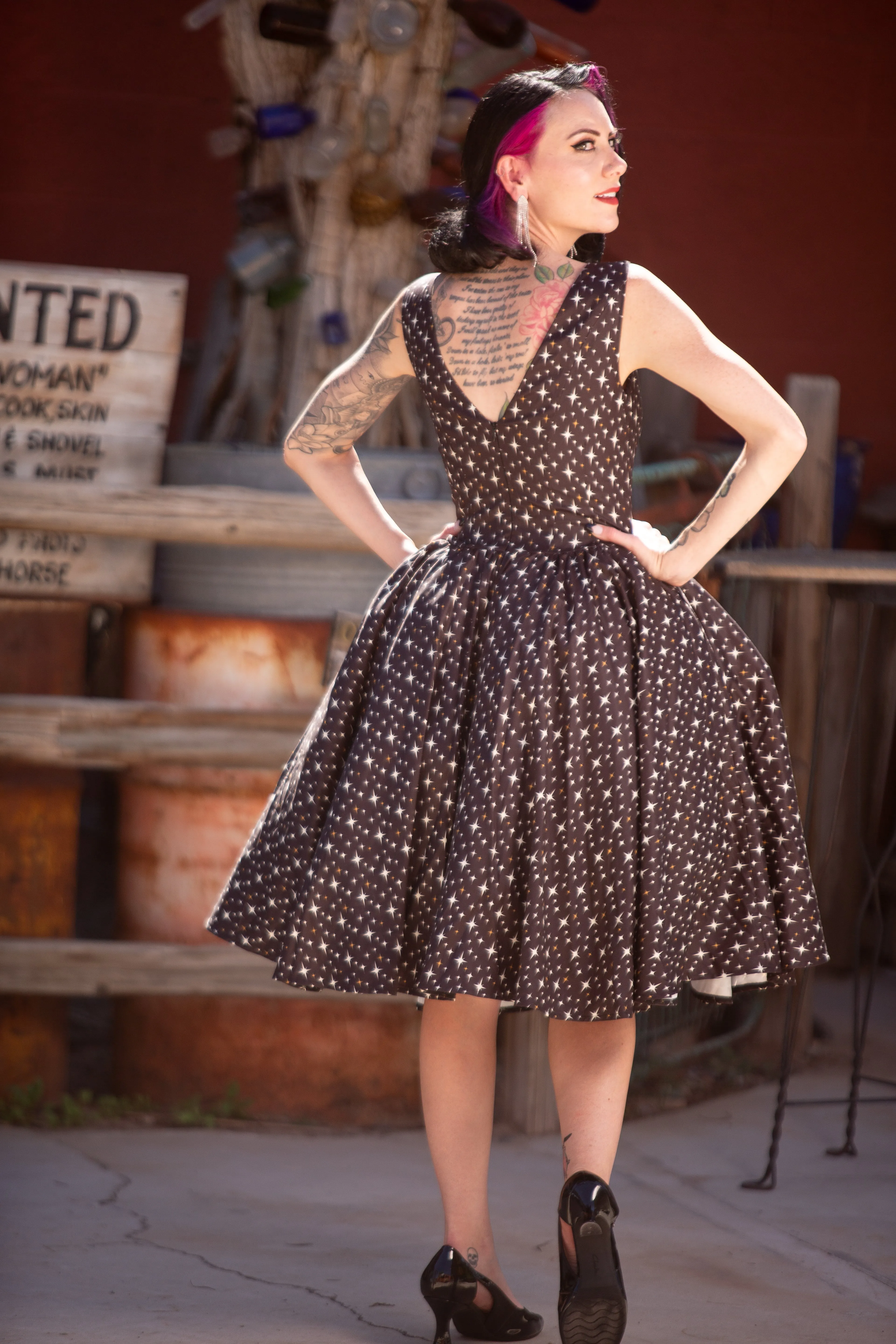 Atomic nights swing dress