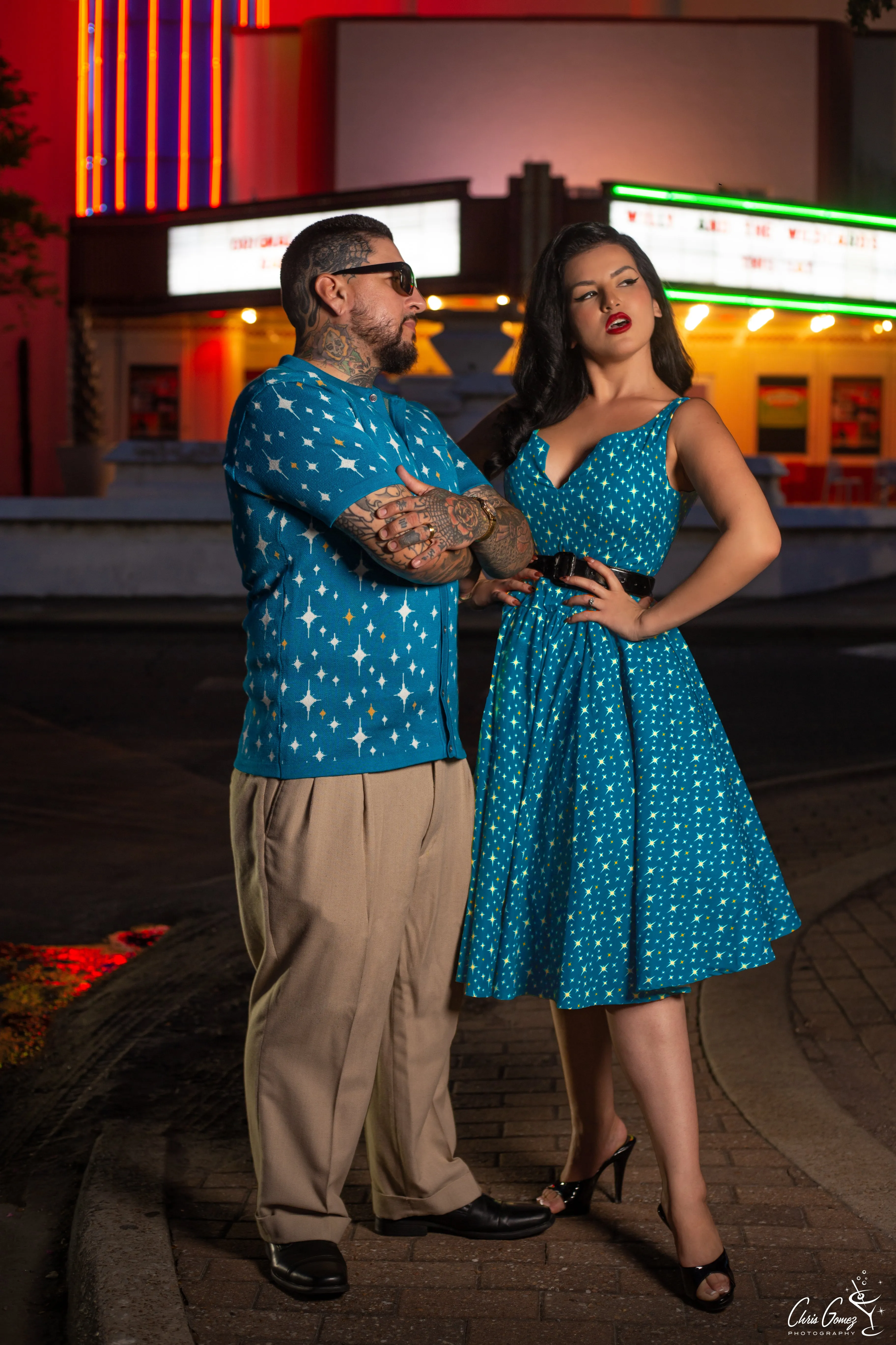 Atomic nights swing dress