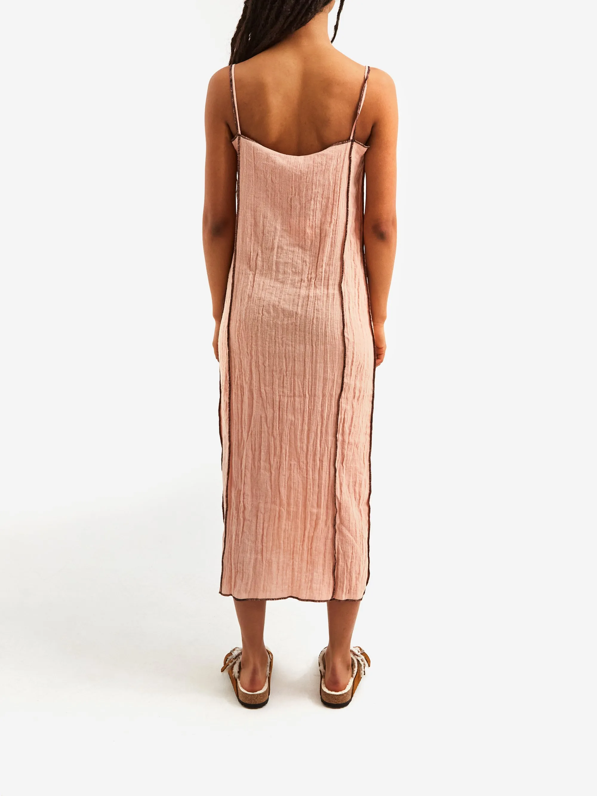 Baserange Shok Slip Dress - Rose