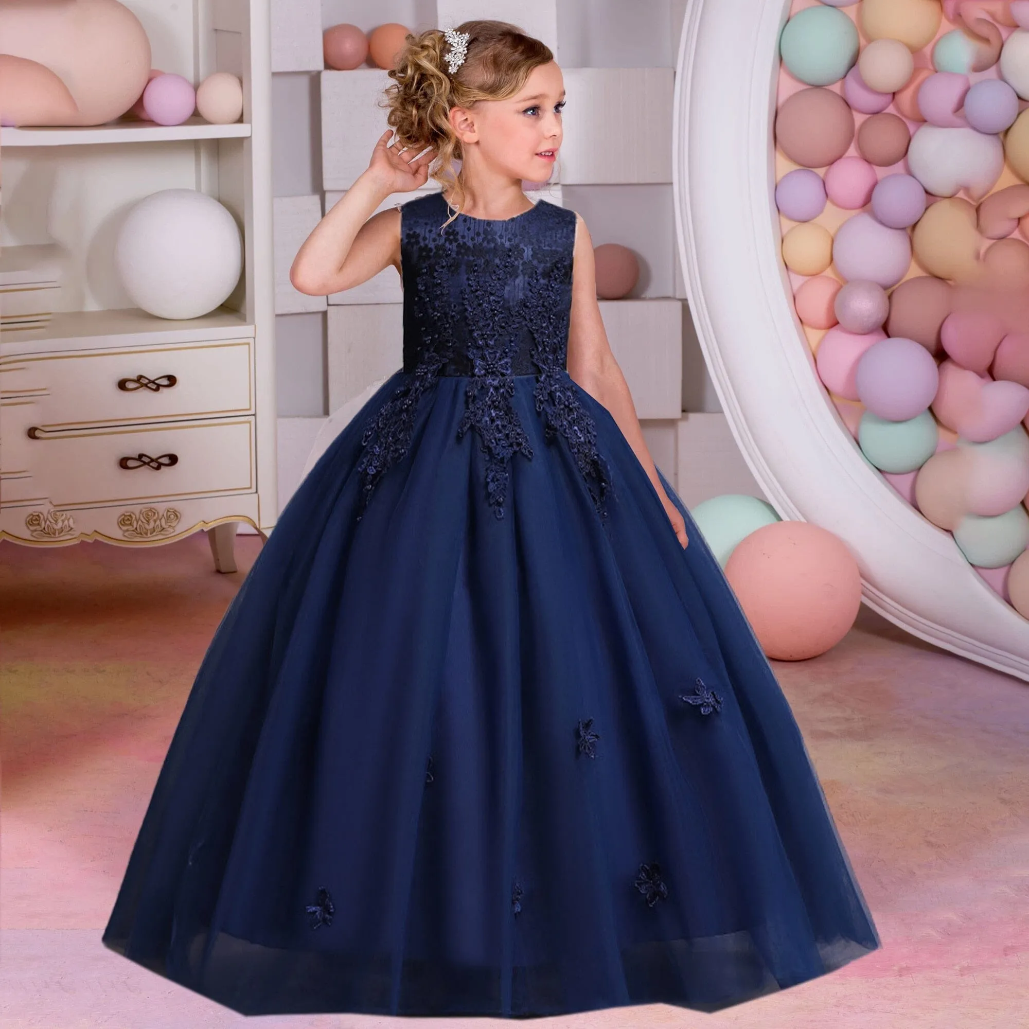 Elegant Flower Princess Dress