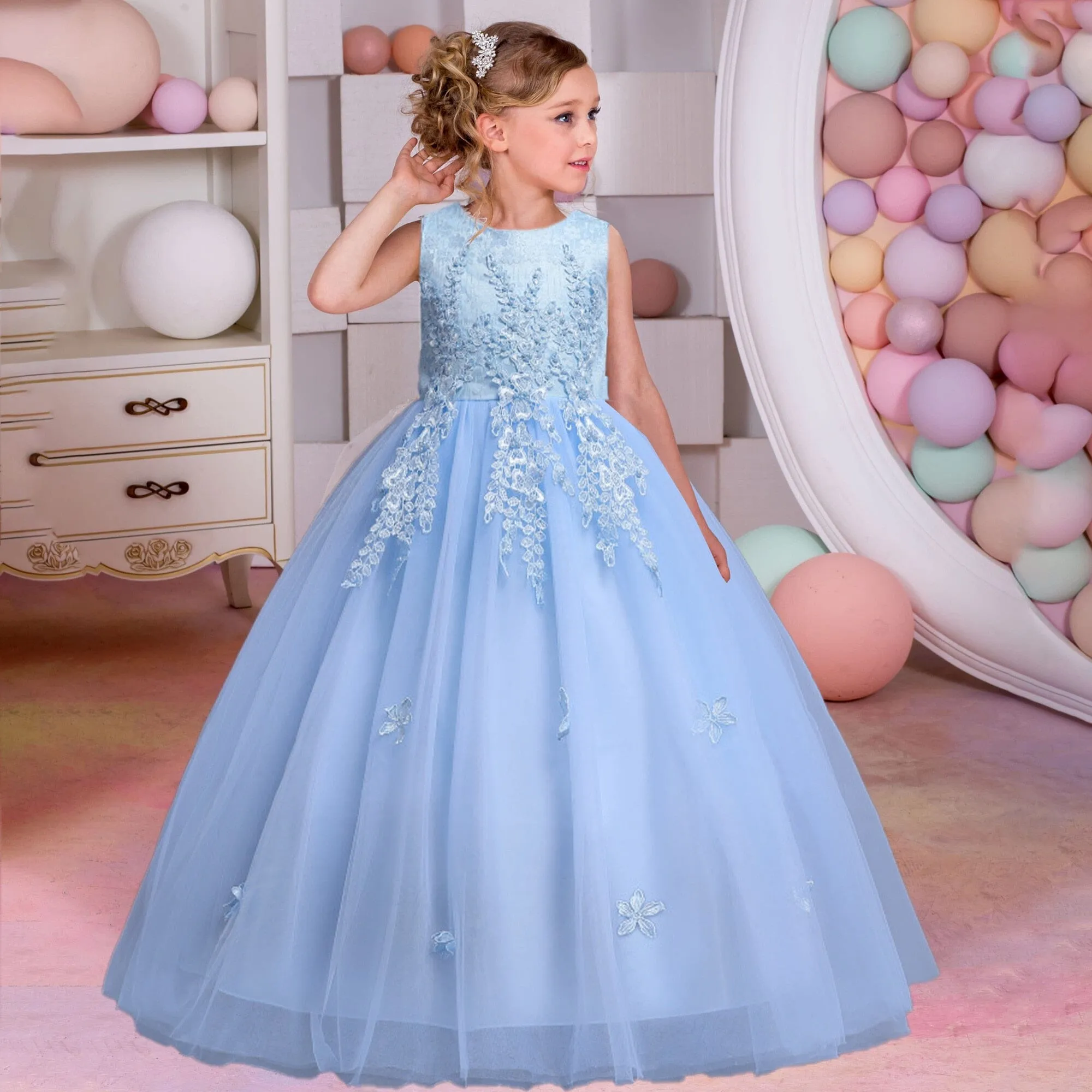 Elegant Flower Princess Dress