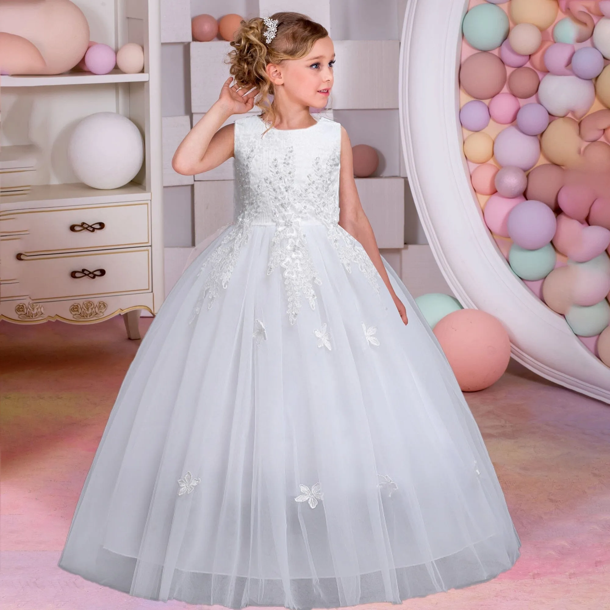 Elegant Flower Princess Dress