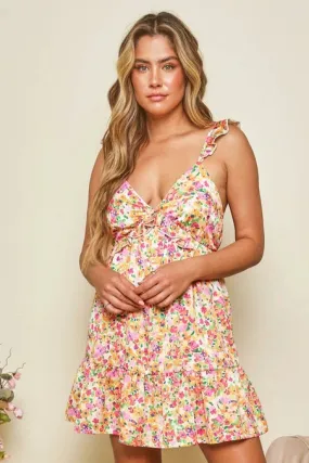 Floral Babydoll Mini Dress