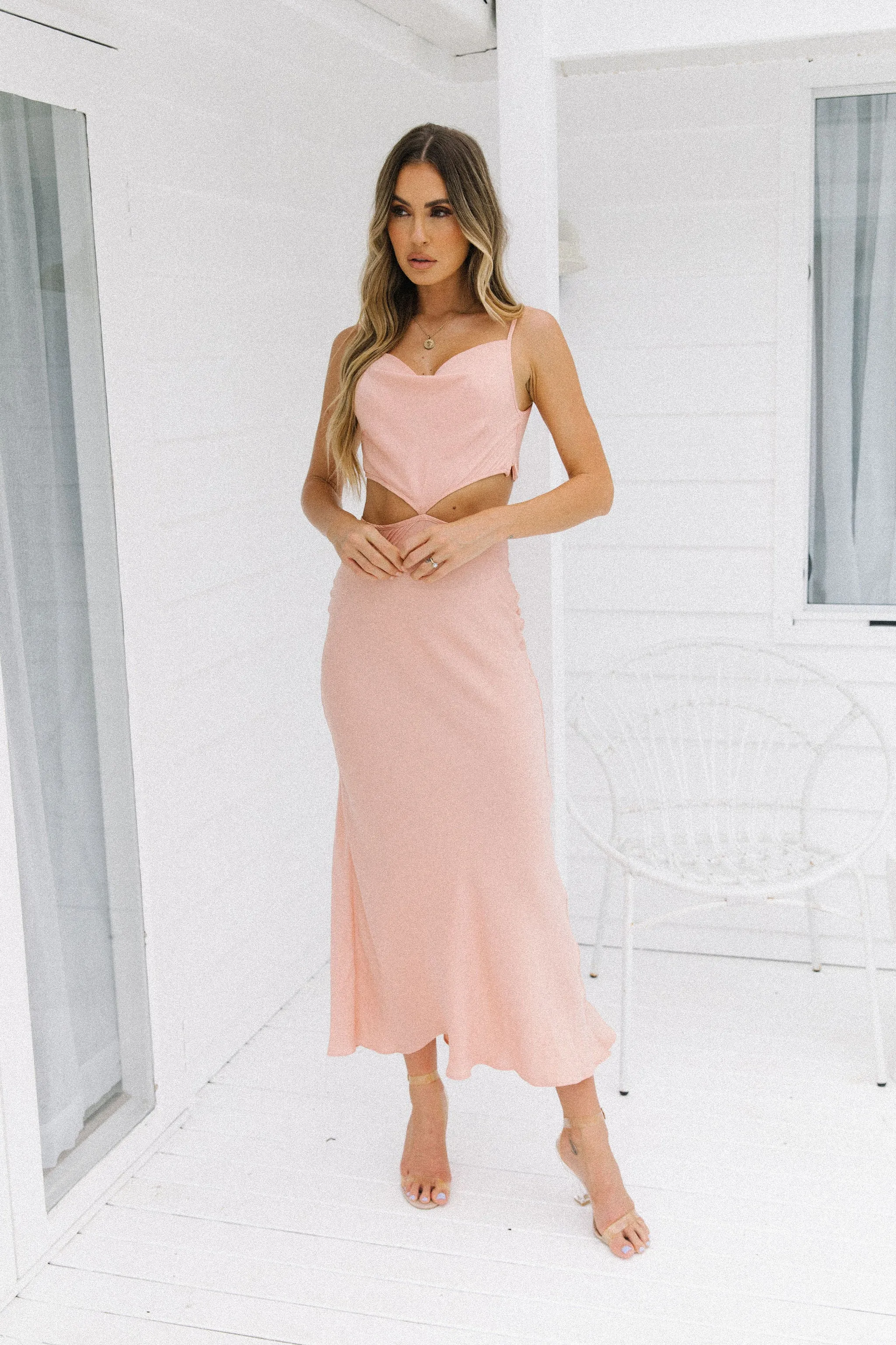 Gia Dress - Blush