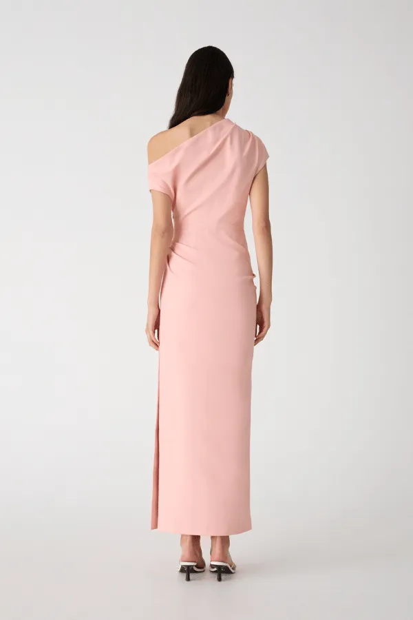 Gia Midi Dress Rose Quartz Pink