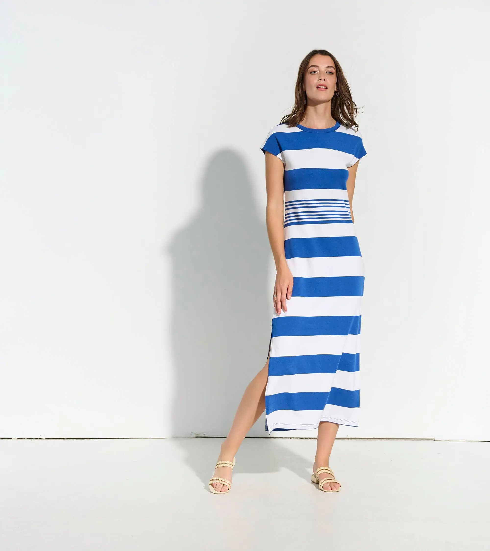 Hatley Blake Dress in Sunside Stripes- S23SSL1550