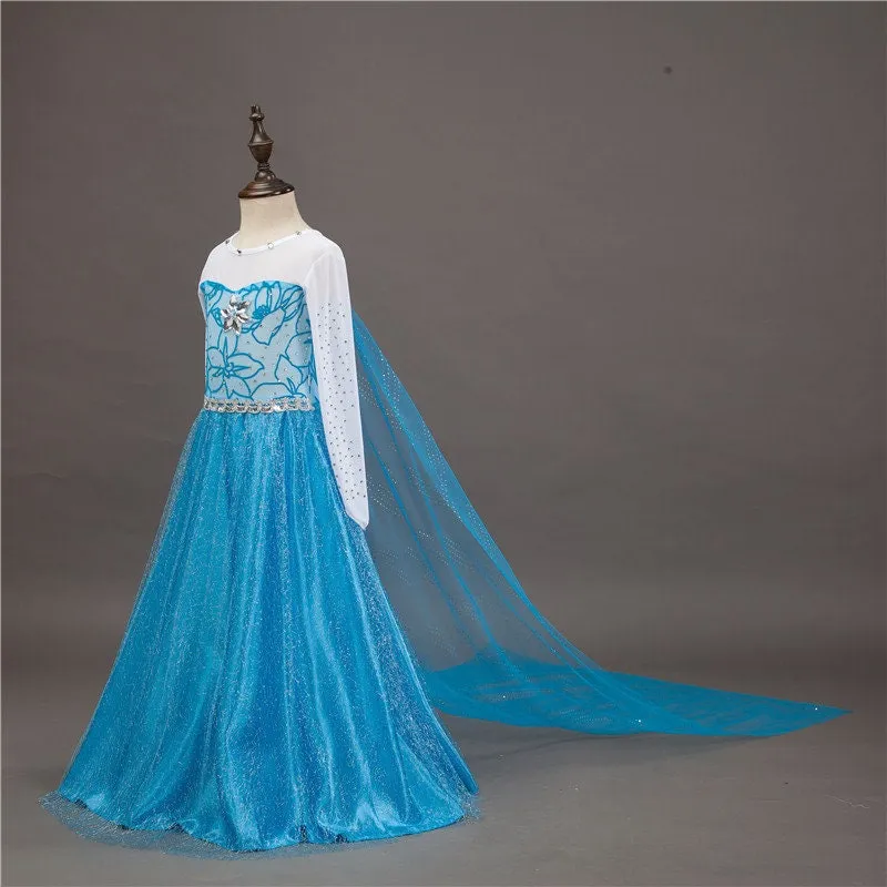 Ice Queen Elsa inspired Girls Dress