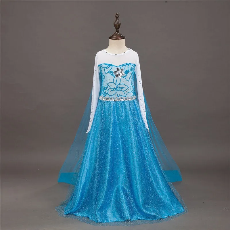 Ice Queen Elsa inspired Girls Dress