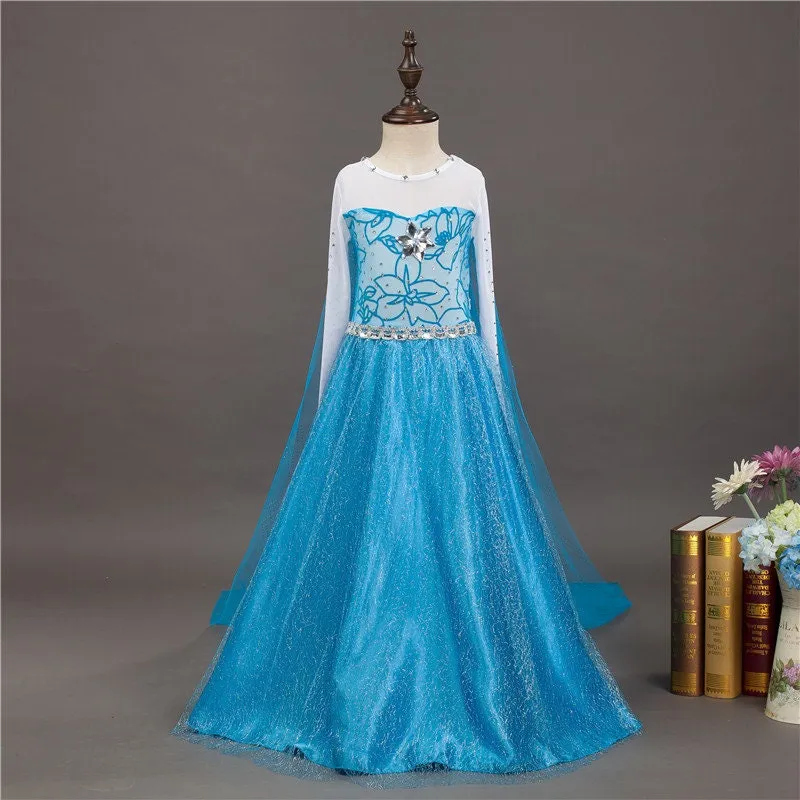 Ice Queen Elsa inspired Girls Dress