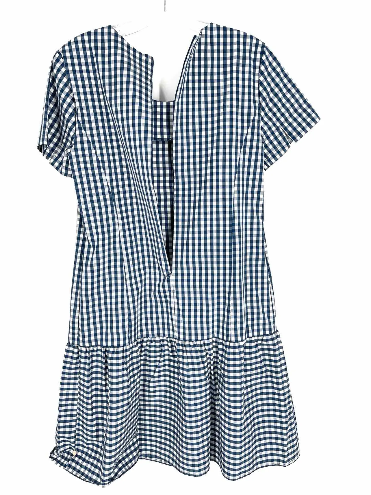 J.CREW Size XS Navy/White Gingham Dresses NEW Dress