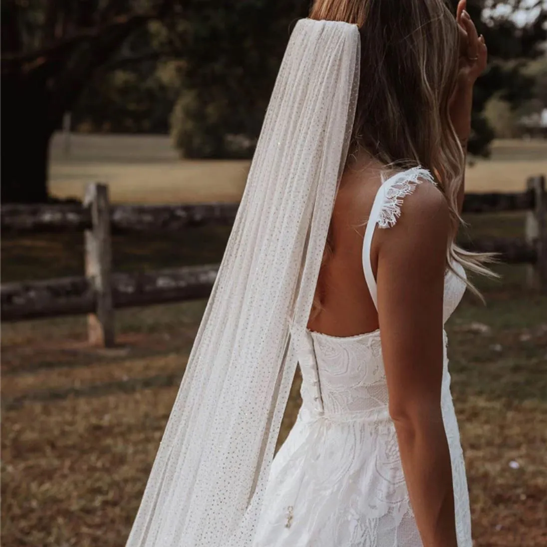 Lace Bohemian Bridal Gown