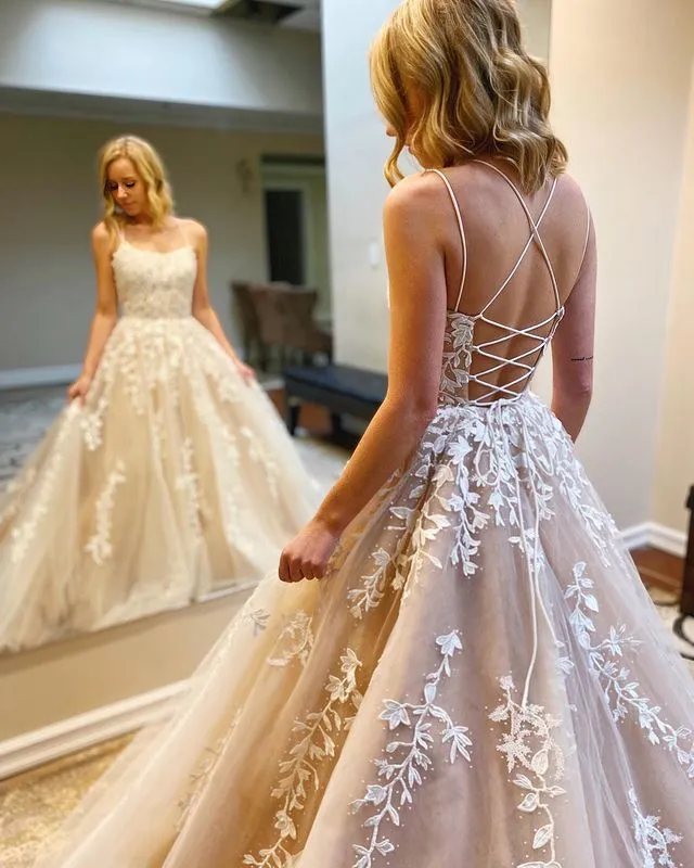 Lace up Back Long Prom Dress with Applique and Beading, Popular Evening Dress,Fashion Formal Dress,BP207