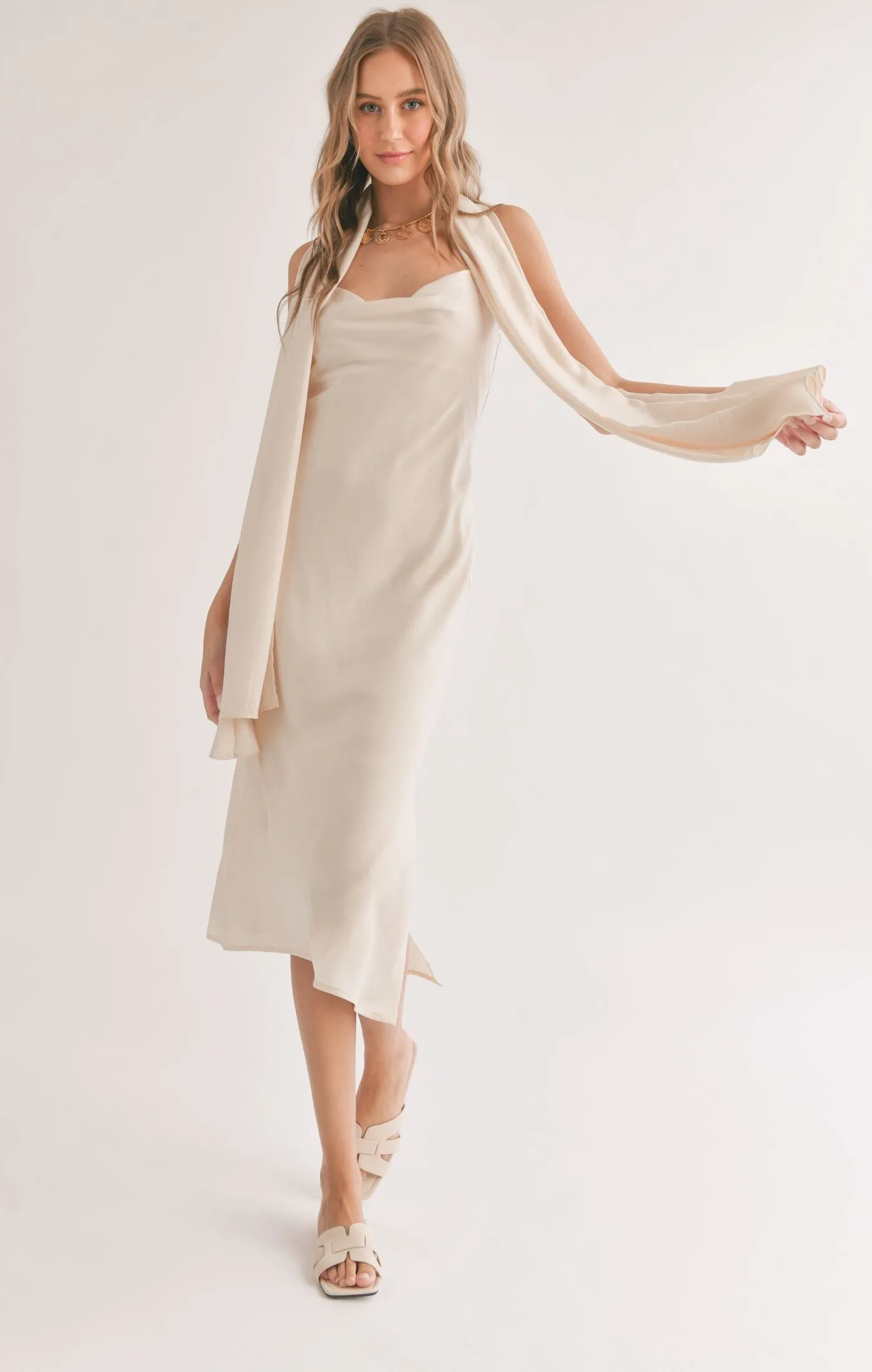 Mirage Dress (with shawl)