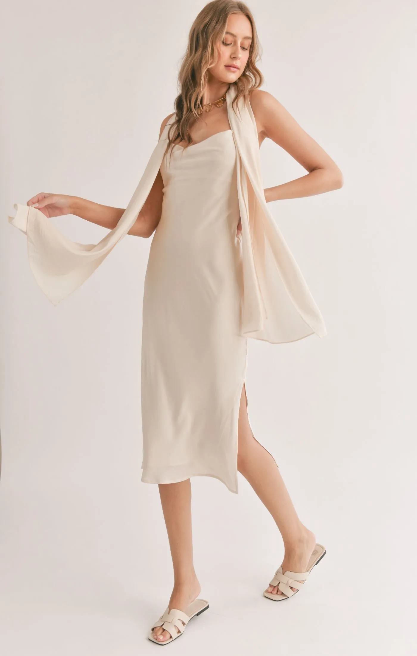 Mirage Dress (with shawl)