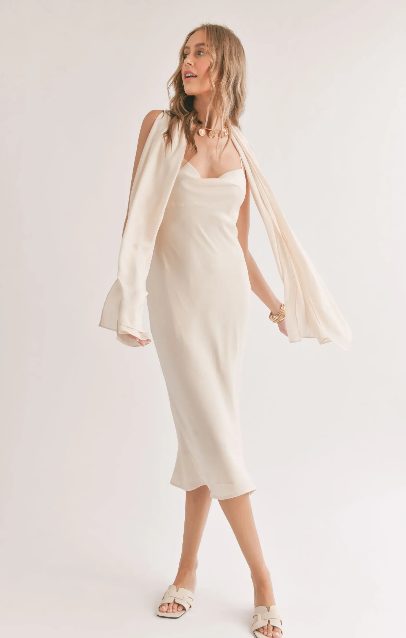 Mirage Dress (with shawl)