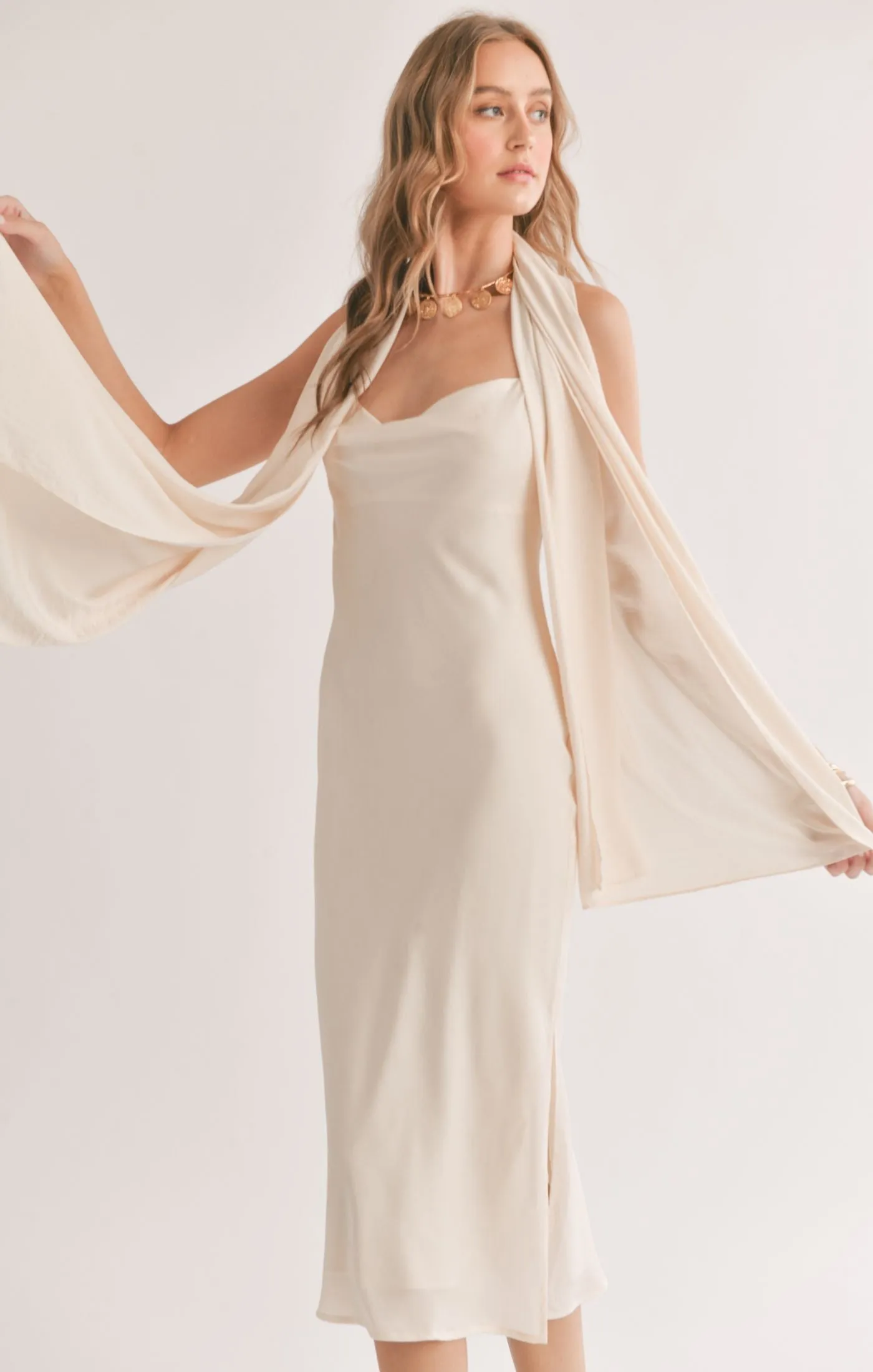 Mirage Dress (with shawl)