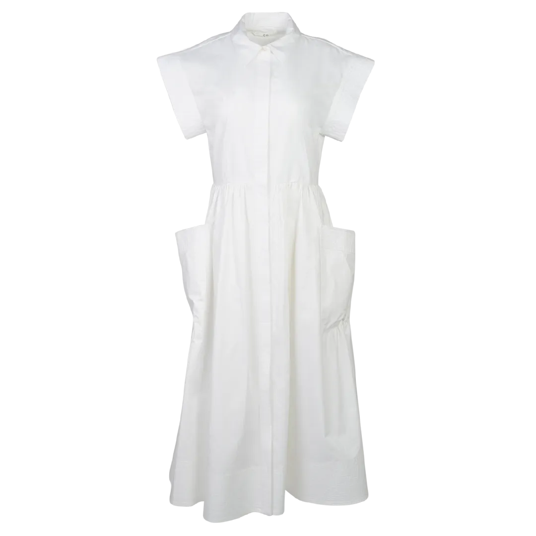 Poplin Midi Dress