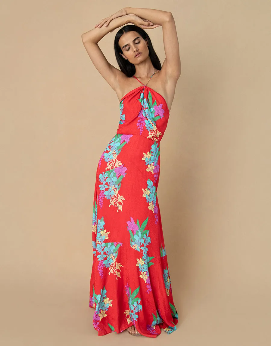 Rosie Crepe Maxi Dress - Alegria - SALE