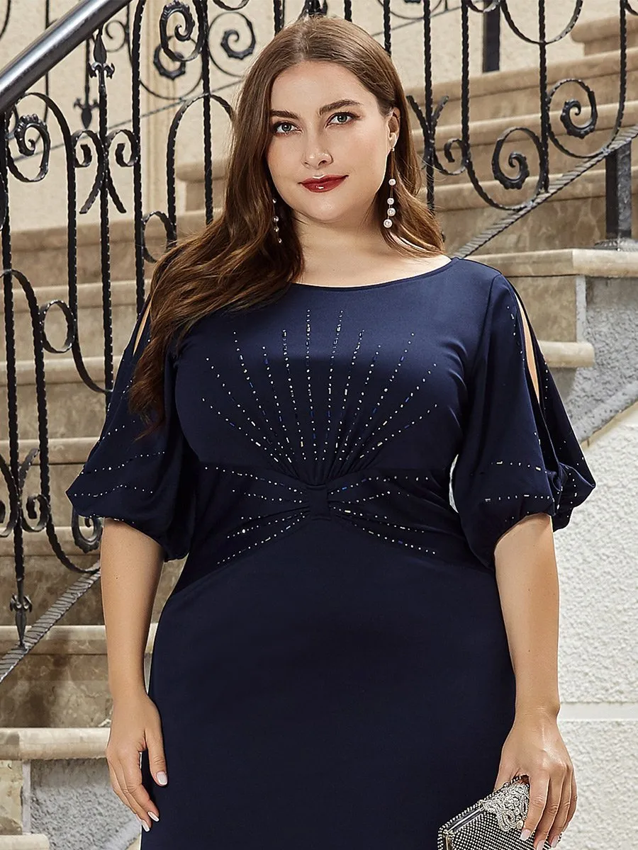 Simple Maxi Plus Size Wholesale Mermaid Party Dresses for Women