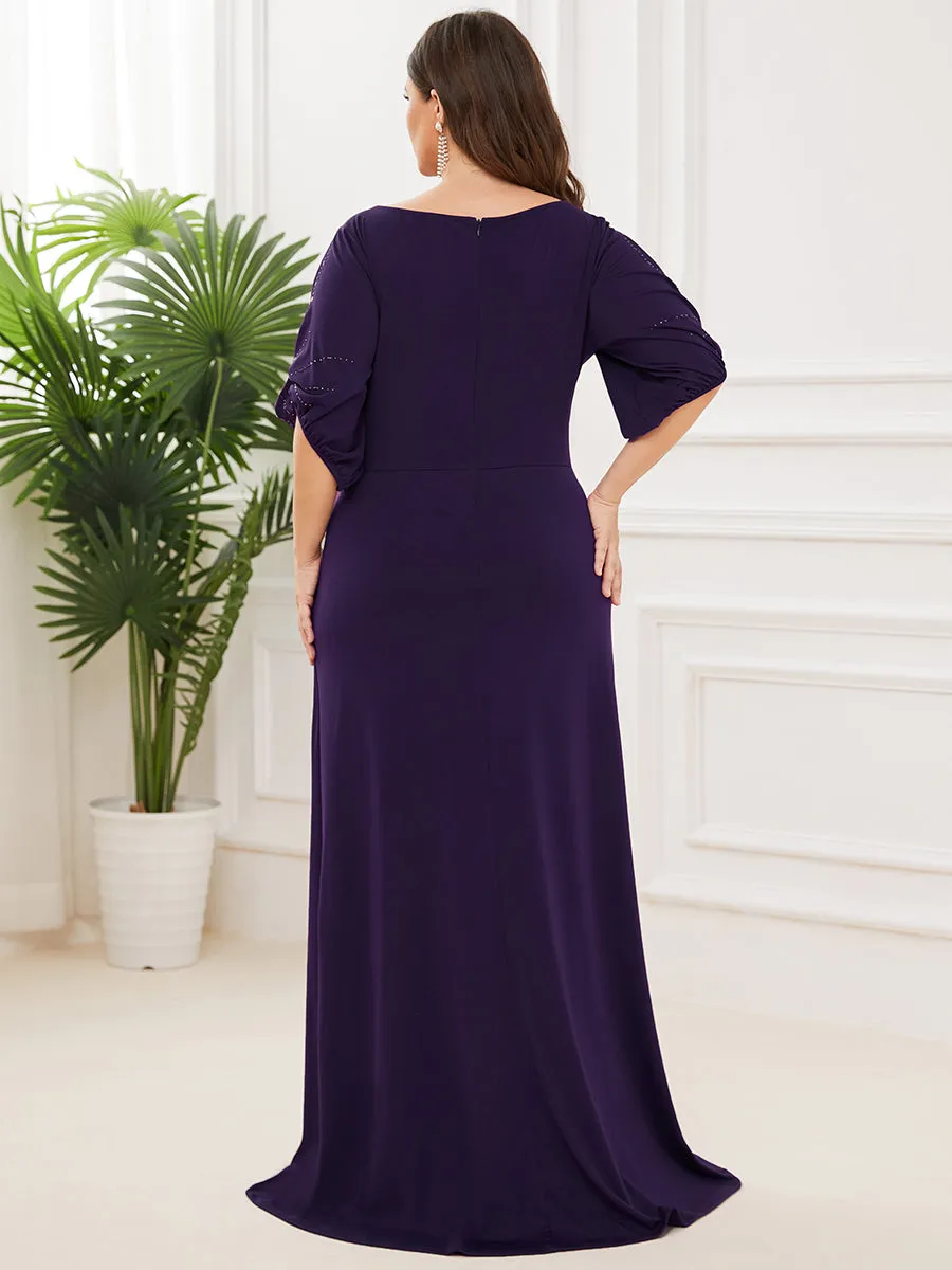 Simple Maxi Plus Size Wholesale Mermaid Party Dresses for Women