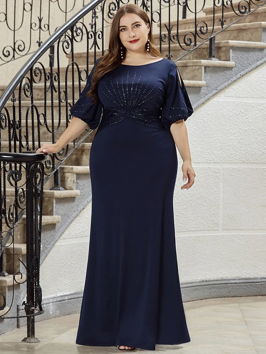 Simple Maxi Plus Size Wholesale Mermaid Party Dresses for Women