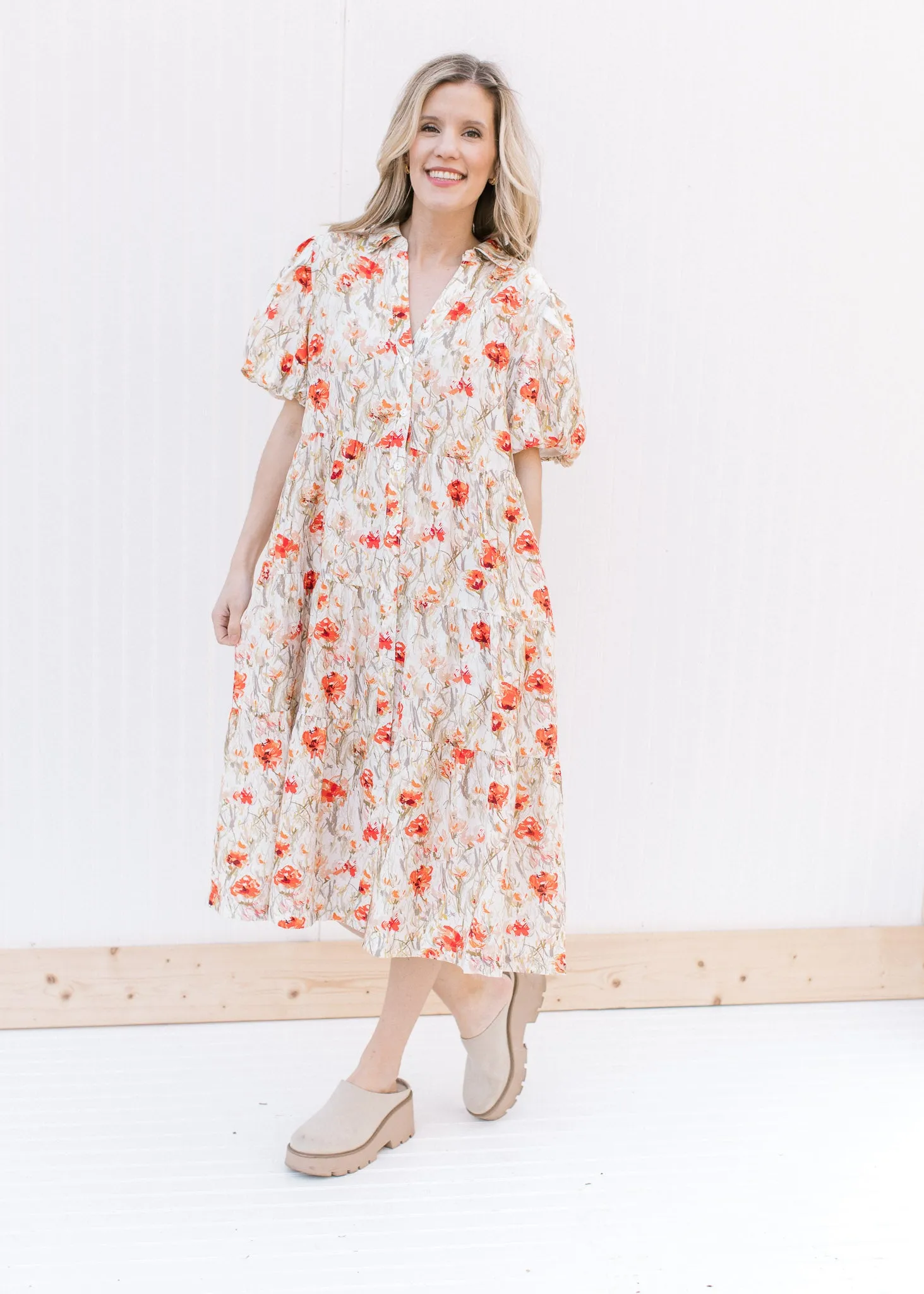 Spring Wildflower Floral Maxi