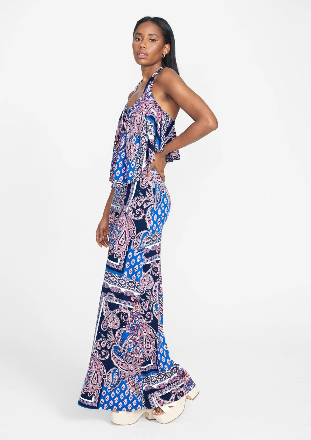 Tall Mya Halter Maxi Dress