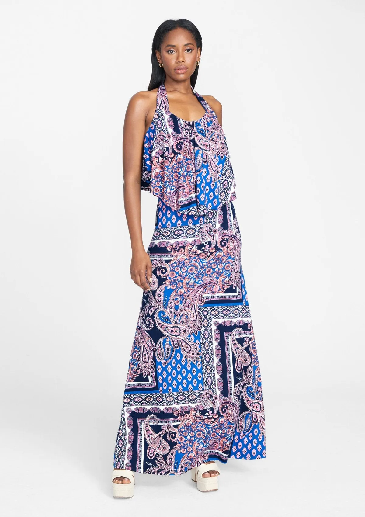 Tall Mya Halter Maxi Dress