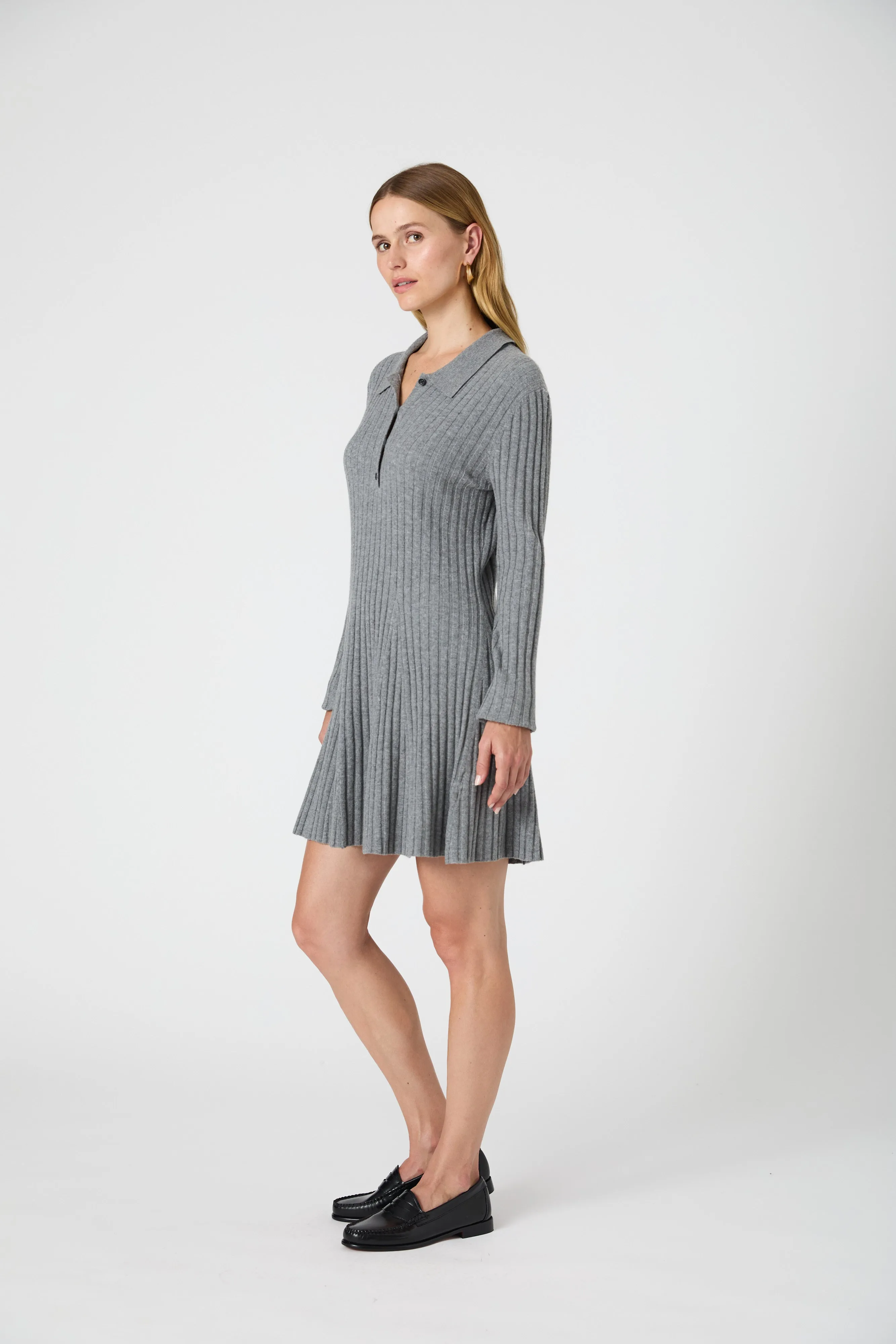 Vhari Button Up Dress